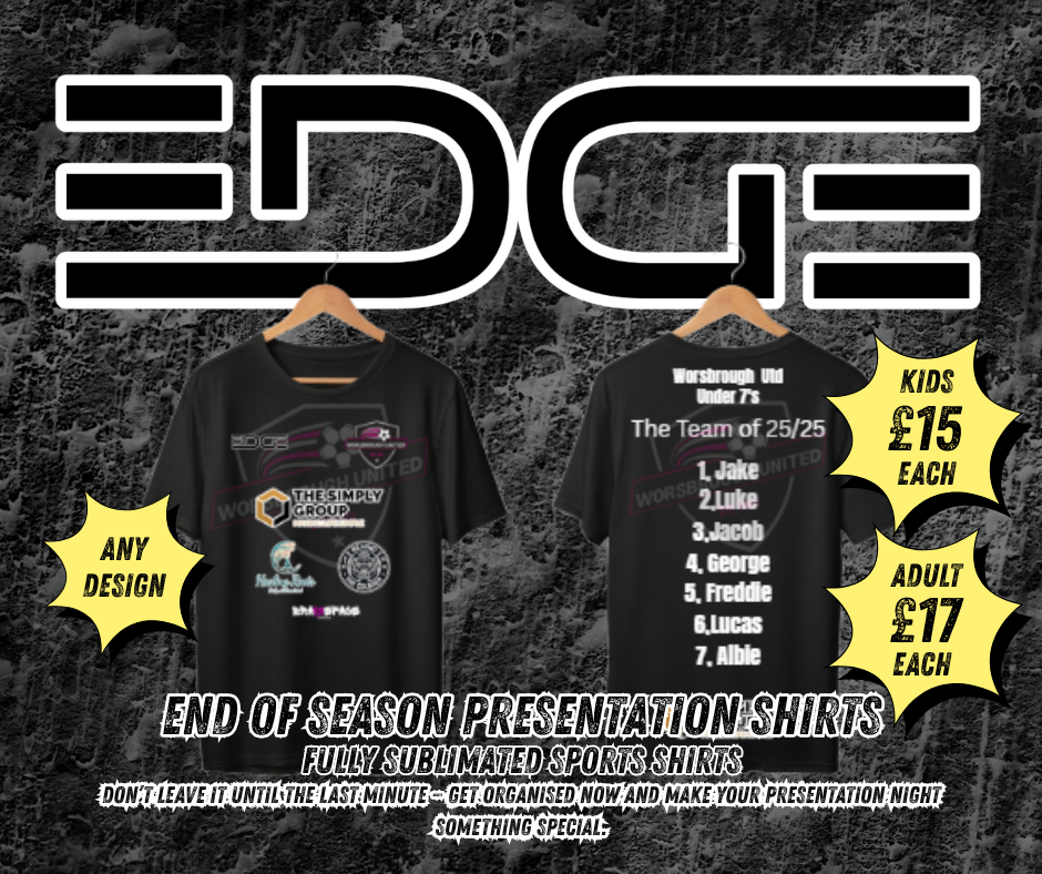 End Of Season Presentation Shirts