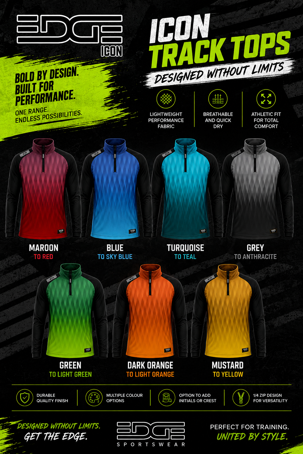 Edge 'Icon' Custom Tracksuits